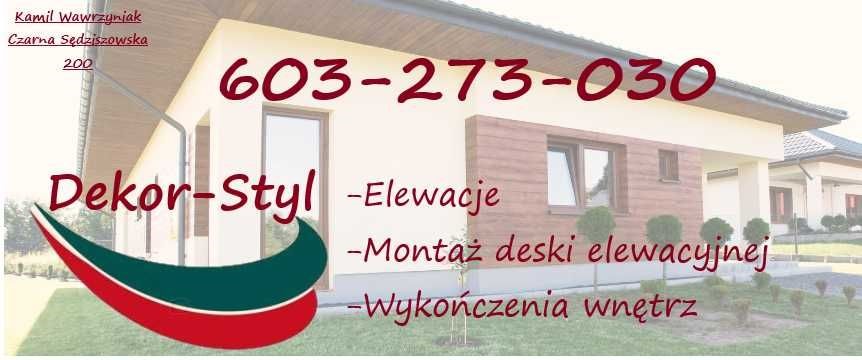 Elewacje i wykończenia wnętrz